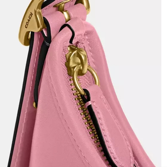 New! 🔥 Limited Edition Coach Hampton 2005 Hobo Bag in Brass/True Pink 🩷 - Picture 4 of 7